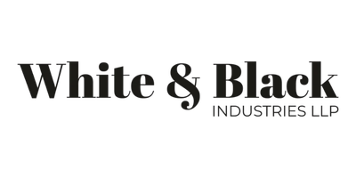 White and Black Adhesive Logo