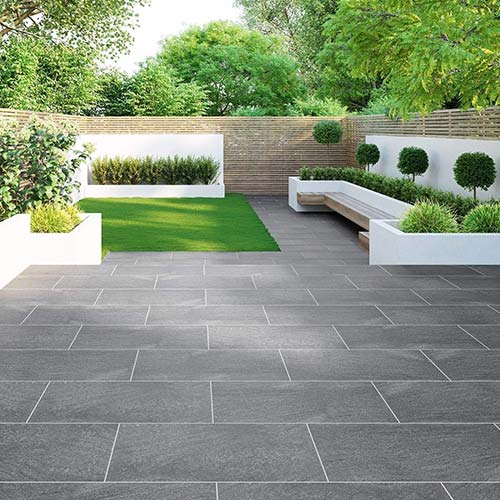 Weather-resistant terrace tiles